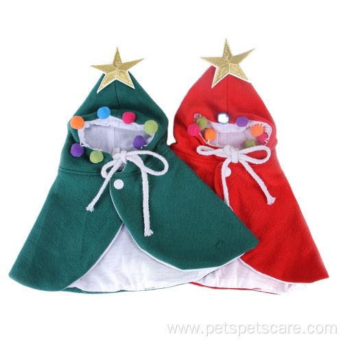 Cat Clothes Cat Xmas Holiday Costume Winter Outwear